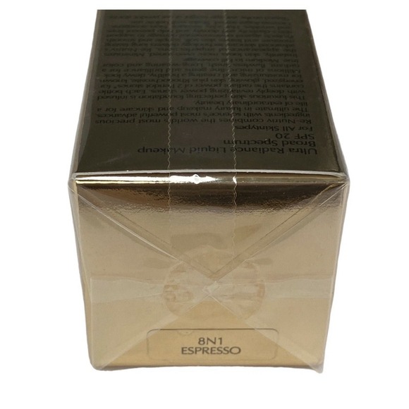 Estee Lauder Re-Nutriv Ultra Radiance Liquid Makeup SPF 20 1 oz  Espresso NIB - Picture 4 of 7
